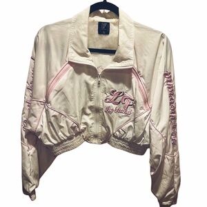 Women's LF White and Pink Jacket